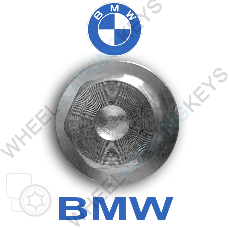 Wheel Locking Key For BMW - Key Number 76 LWNK Security Lock Nut Bolt 